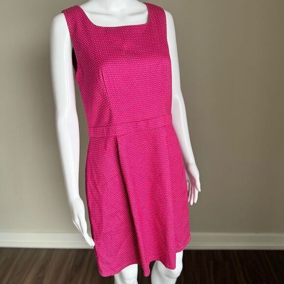 The Limited Polka Dot Shift Dress Pink & White Size 8 - Picture 3 of 9